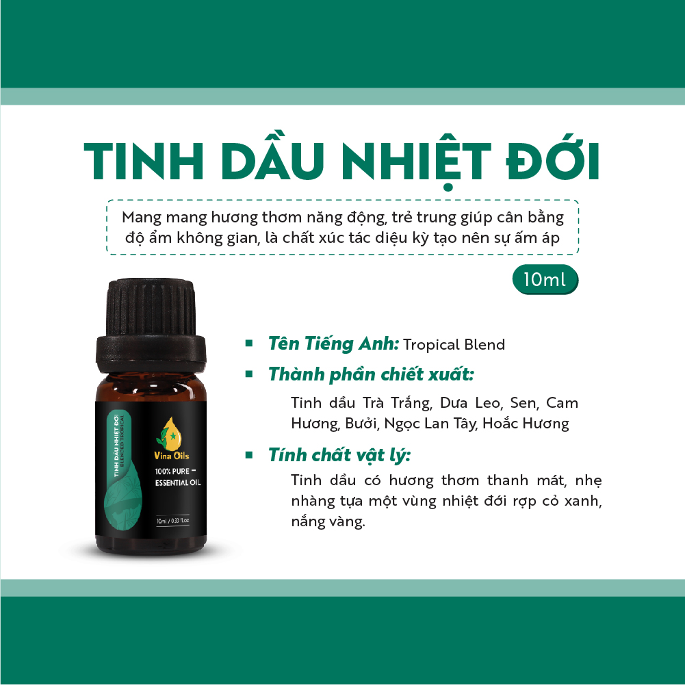 Tinh dầu Nhiệt Đới 10ML (1 thùng)